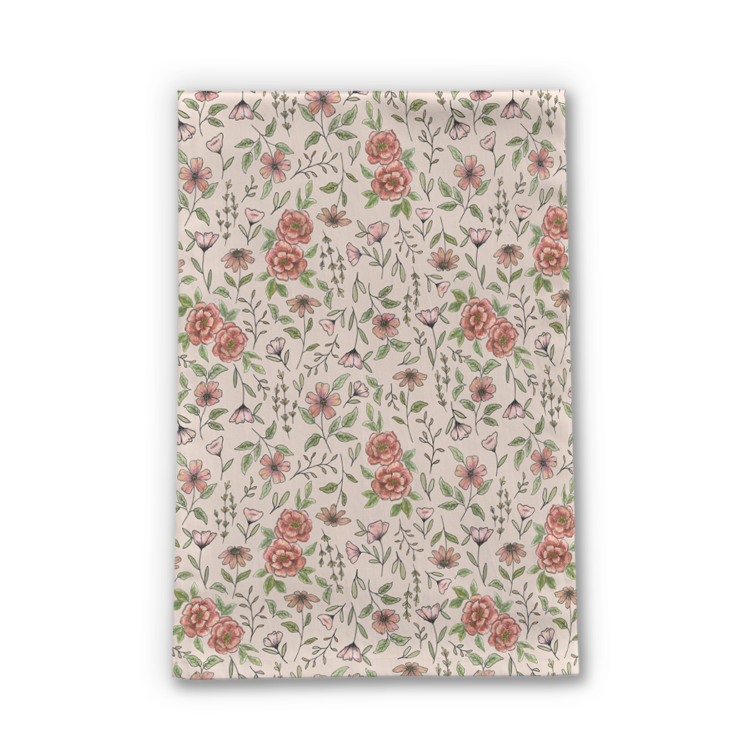 Spring Floral Tea Towel