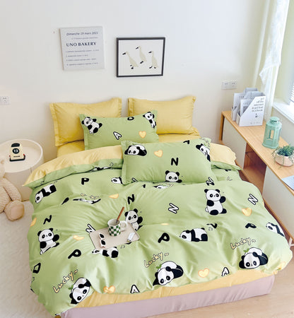 Max Panda Prints 100% Cotton Comforter Set