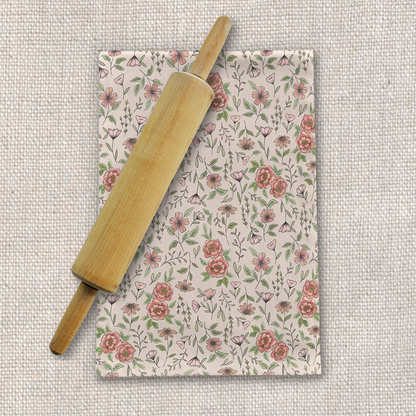 Spring Floral Tea Towel