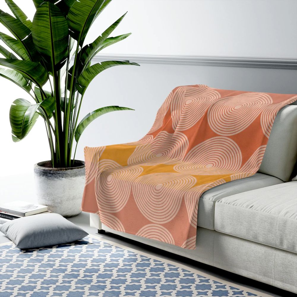 Abstract and Pattern Plush Blanket Throws - Soft Decorative Throw Blanket Collection