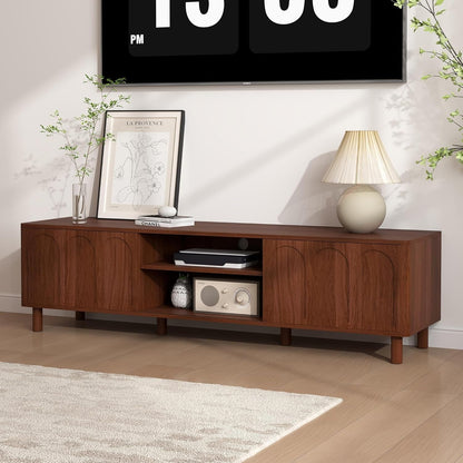 TV Stand for Tvs up to 70'', Entertainment Center with Large Storage