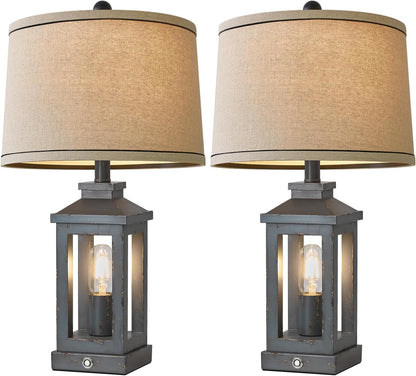 23.75" Farmhouse USB A+C Charging Ports 3-Way Dimmable Touch Control