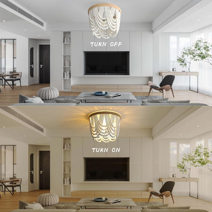 Bohemian Lighting Bohemian Chandelier Handmade Beaded Chandelier