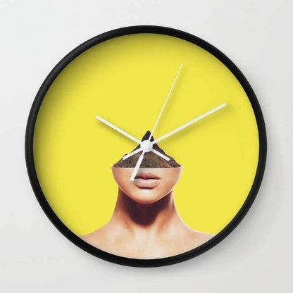 Decorative Wall Clocks Collection – Typography, Floral, Map, Camera & Abstract
