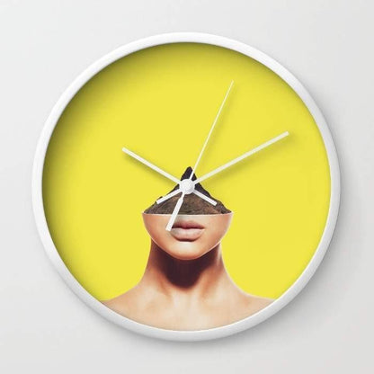 Decorative Wall Clocks Collection – Typography, Floral, Map, Camera & Abstract