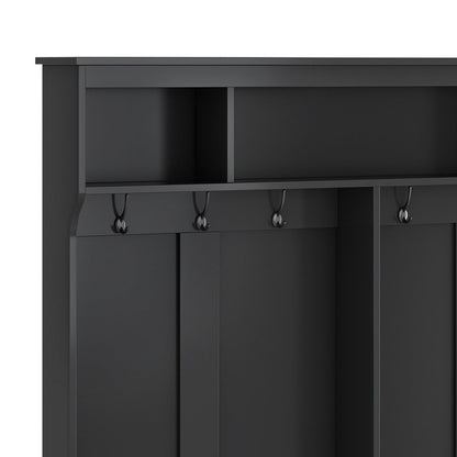 ON-TREND Modern Style Multiple Functions Hallway Coat Rack with Metal