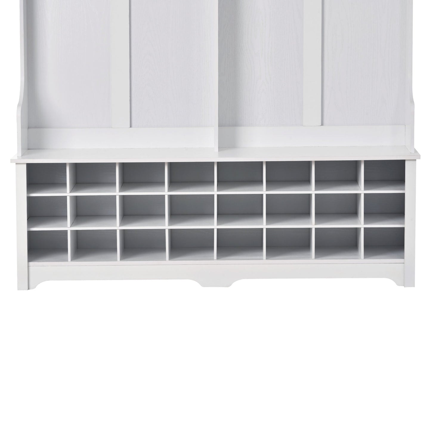 ON-TREND Modern Style Multiple Functions Hallway Coat Rack with Metal