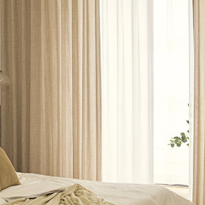 Elegant Faux Linen Curtain for Any Room Decor
