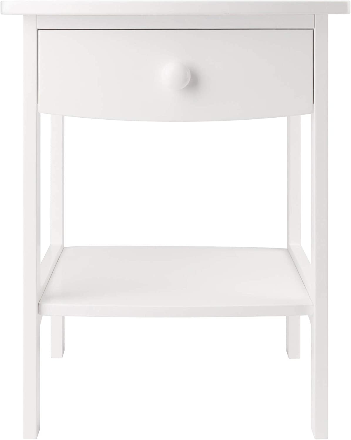 White Claire Accent Table