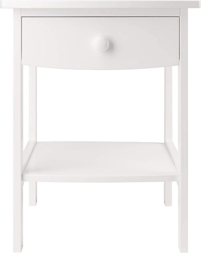 White Claire Accent Table