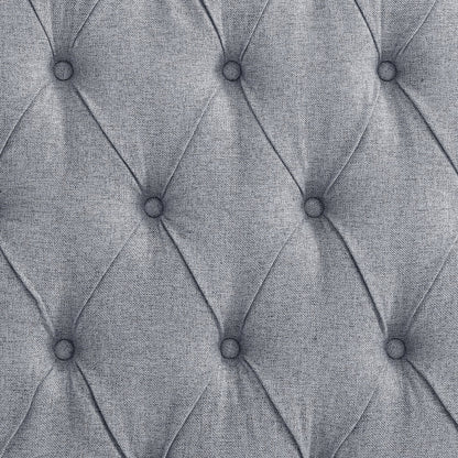 Upholstered Tufted Daybed Sofa Bed with Trundle and Convertible Design