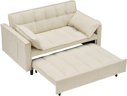 3 in 1 Convertible Sleeper Sofa Bed, Futon Couches for Living Room