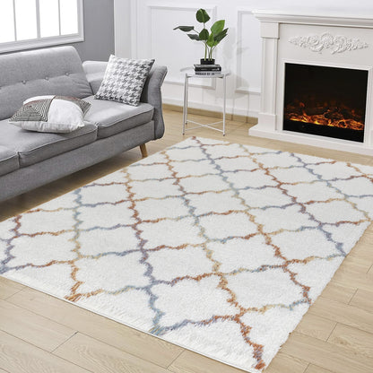 Loft Shag Shaggy Area Rug - Plush High-Pile Accent Floor Rug for Living Room