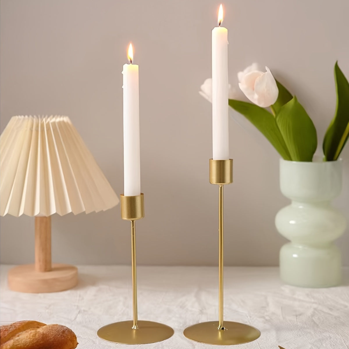 Elegant Candle Holder Set for AllDay Festivities