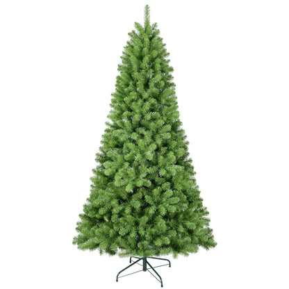 7.5ft Christmas Tree with Memory Wire, 1200 Tips Hinged Artificial PVC