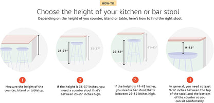 Vienna Mid-Century Modern 30″ Barstool Grey/Walnut