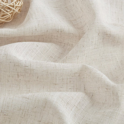 Natural Wood Bohemian Lace Curtain  Light and Privacy