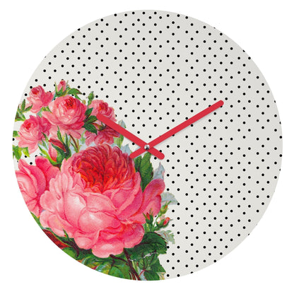 Decorative Wall Clocks Collection – Typography, Floral, Map, Camera & Abstract