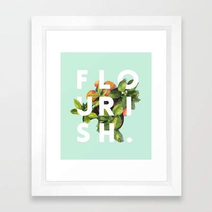 Framed Wall Art Collection: Floral, Geometric, Typographic & Minimalist Prints