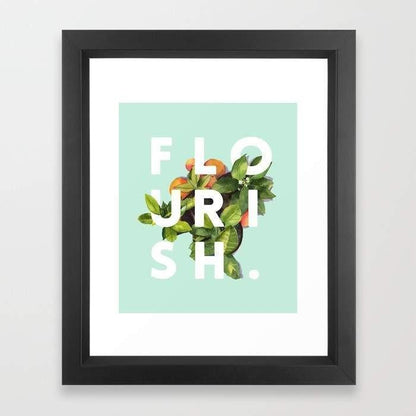 Framed Wall Art Collection: Floral, Geometric, Typographic & Minimalist Prints