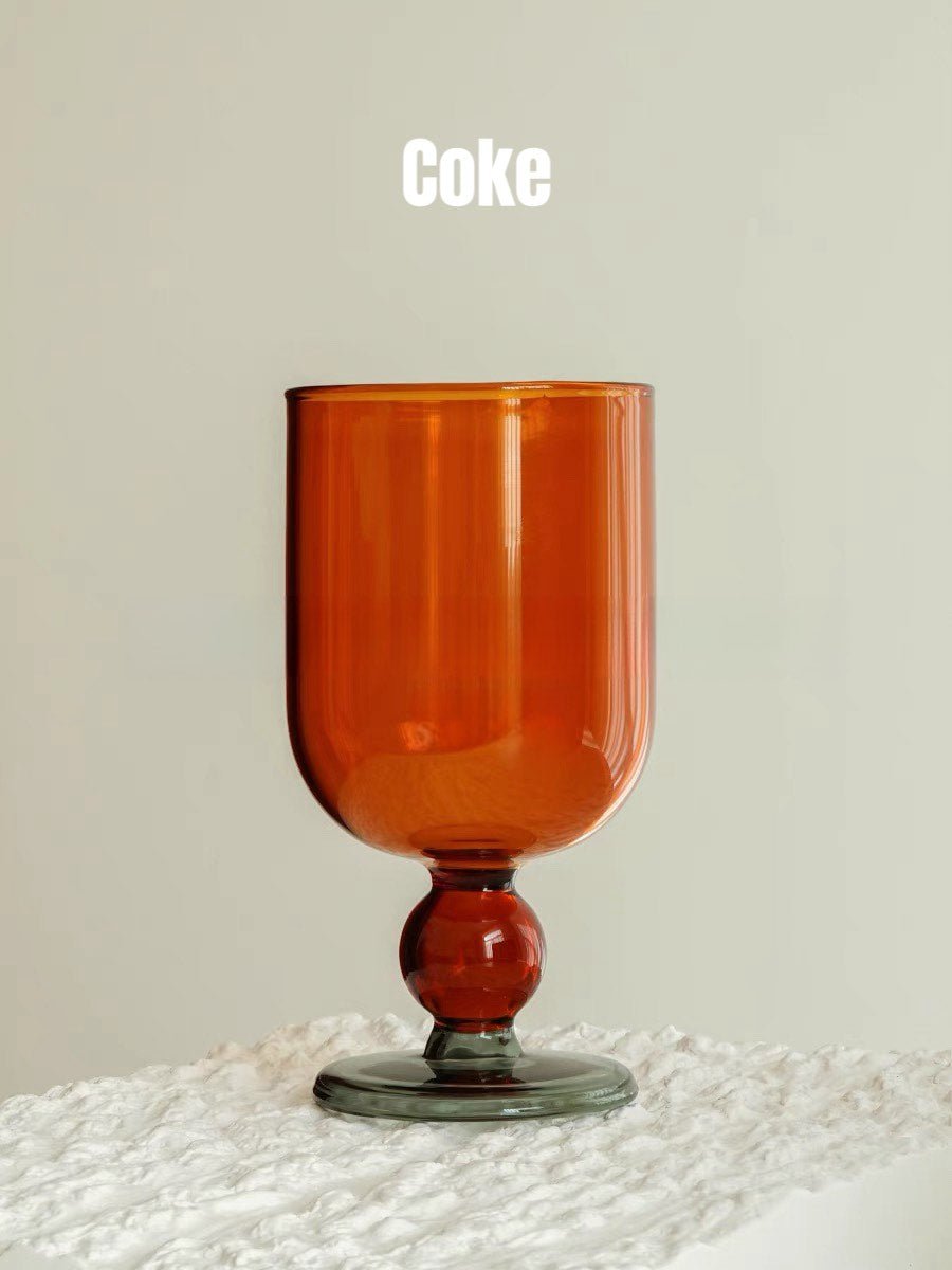 Gumballs Wine Glass - Eclectic Whimsical Coloured Cocktail Glasses
