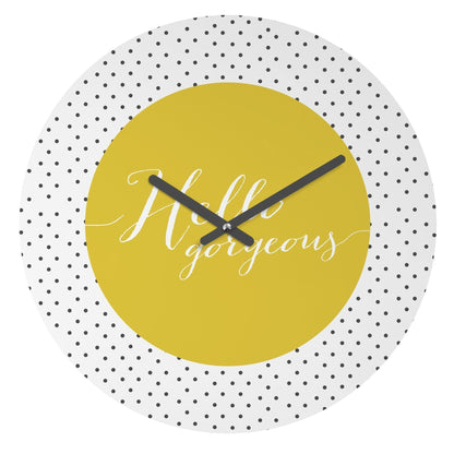 Decorative Wall Clocks Collection – Typography, Floral, Map, Camera & Abstract