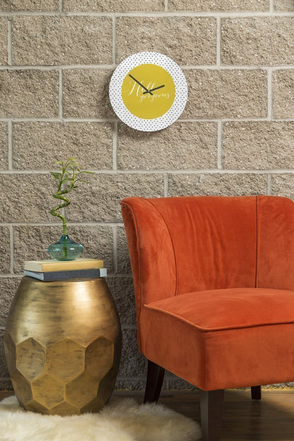 Decorative Wall Clocks Collection – Typography, Floral, Map, Camera & Abstract