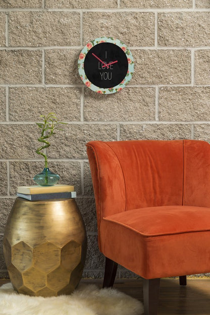 Decorative Wall Clocks Collection – Typography, Floral, Map, Camera & Abstract