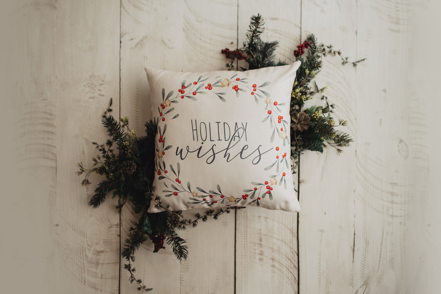 Holiday Wishes Pillow