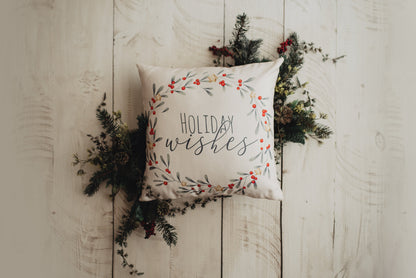 Holiday Wishes Pillow