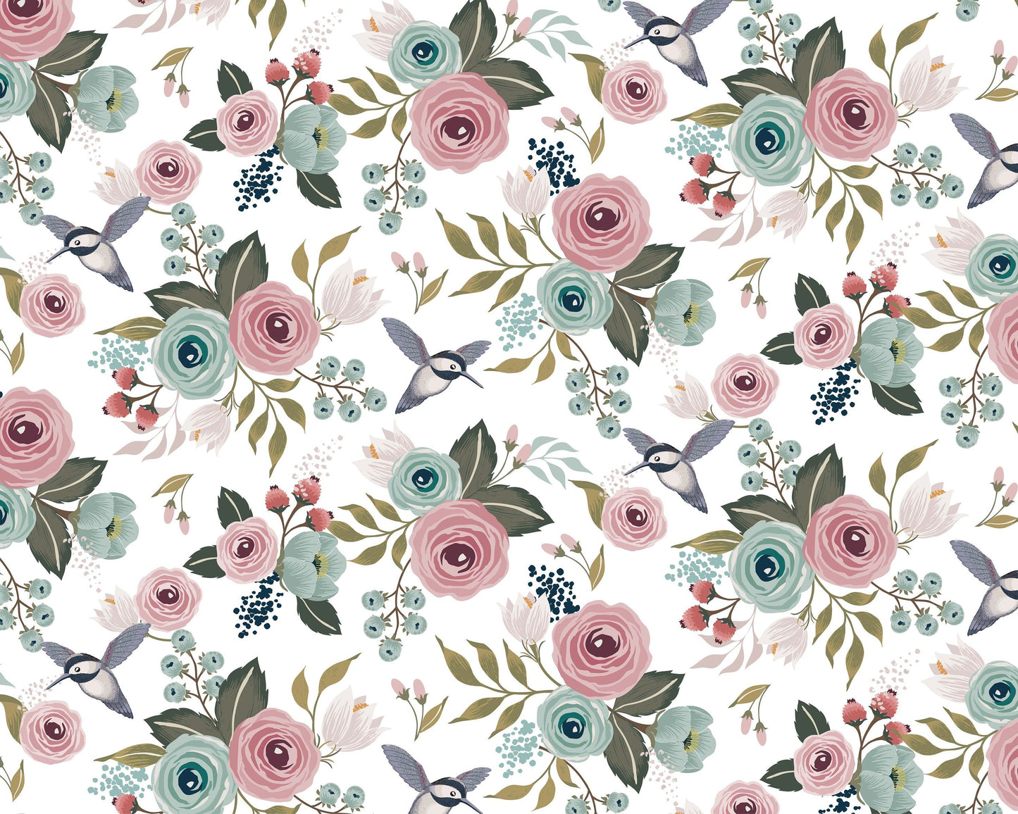 Blue Peony Wallpaper