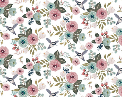 Blue Peony Wallpaper