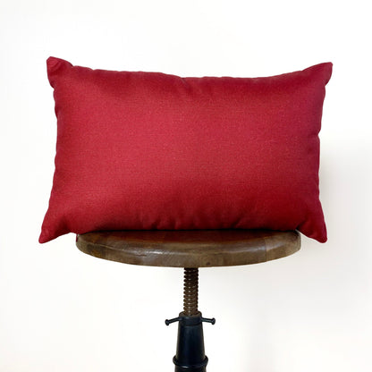 Christmas Stockings | Throw Pillow Cover | 18x12 | Rustic Decor |