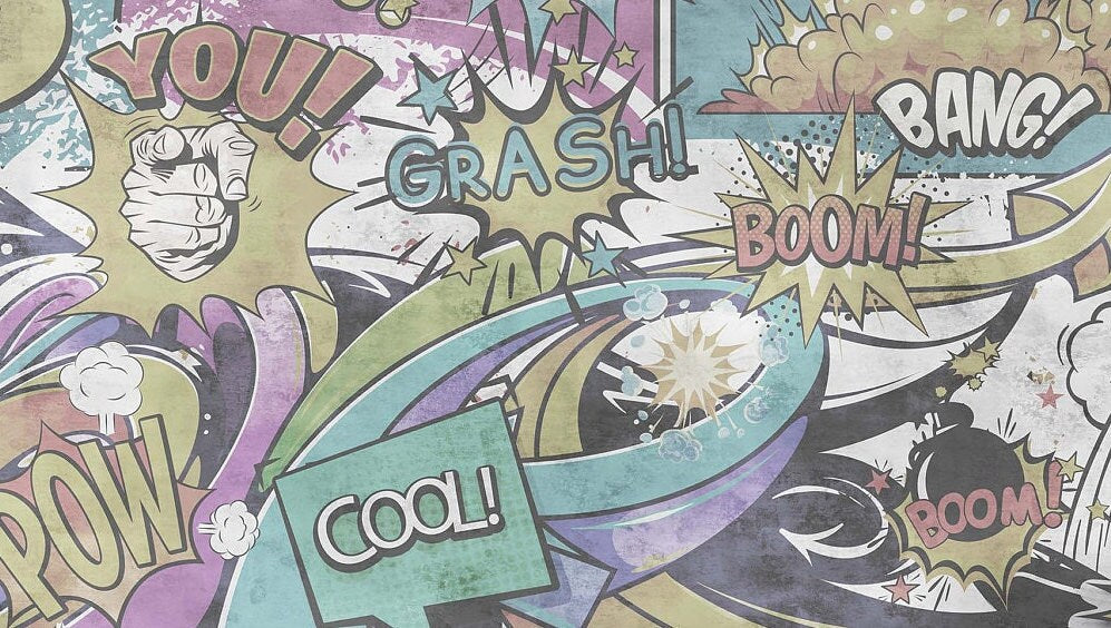 Comic Book Pop Art Wallpaper