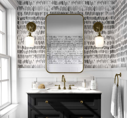 Black and white strokes