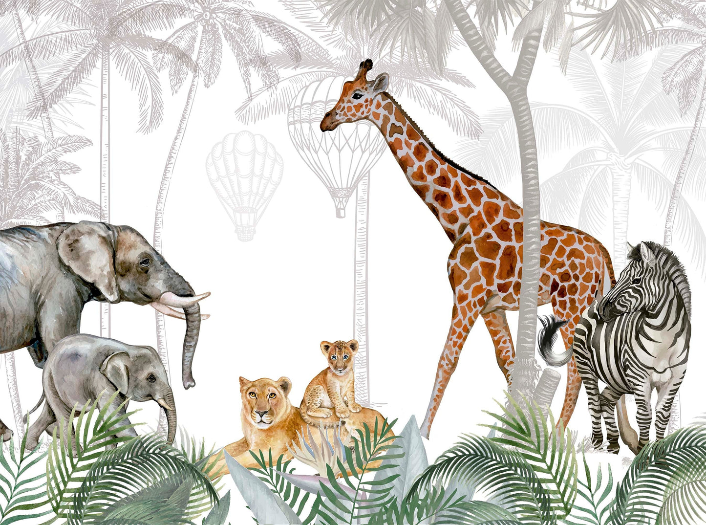 Safari Wallpaper Mural