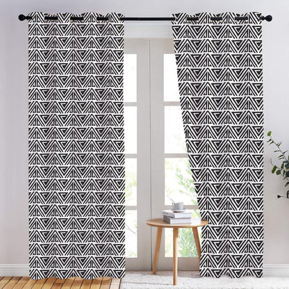 Yelena  - Set of 2 Panels Crewel Embroidered Curtains | Linen Cotton