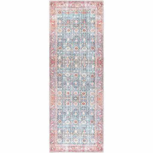Rust Catadupa Distressed Washable Area Rug - Clearance