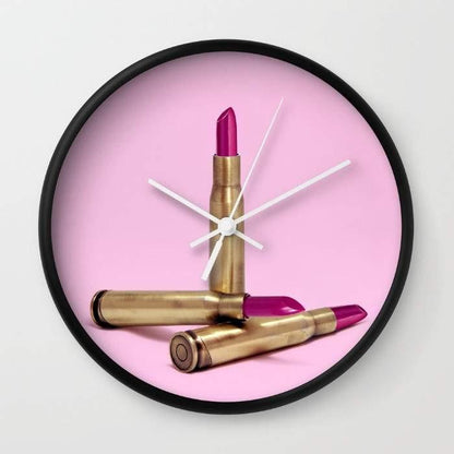 Decorative Wall Clocks Collection – Typography, Floral, Map, Camera & Abstract
