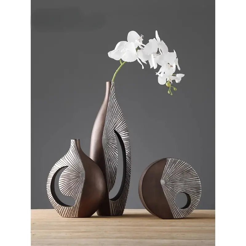 Lisa Vase Nordic Artistry Intricate Spherical Shapes
