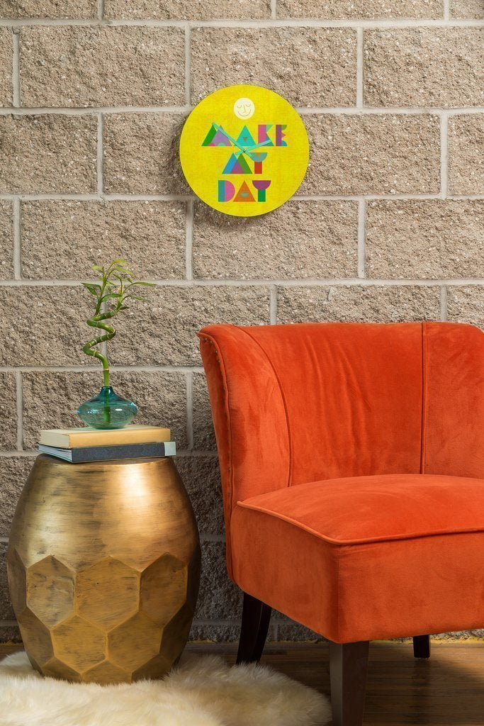 Decorative Wall Clocks Collection – Typography, Floral, Map, Camera & Abstract