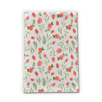 Spring Watercolor Tea Towel