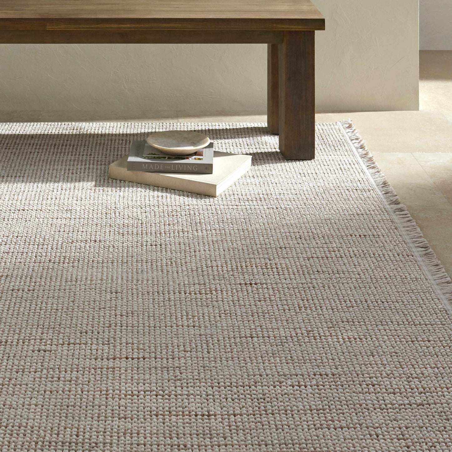 Gowan Beige Area Rug
