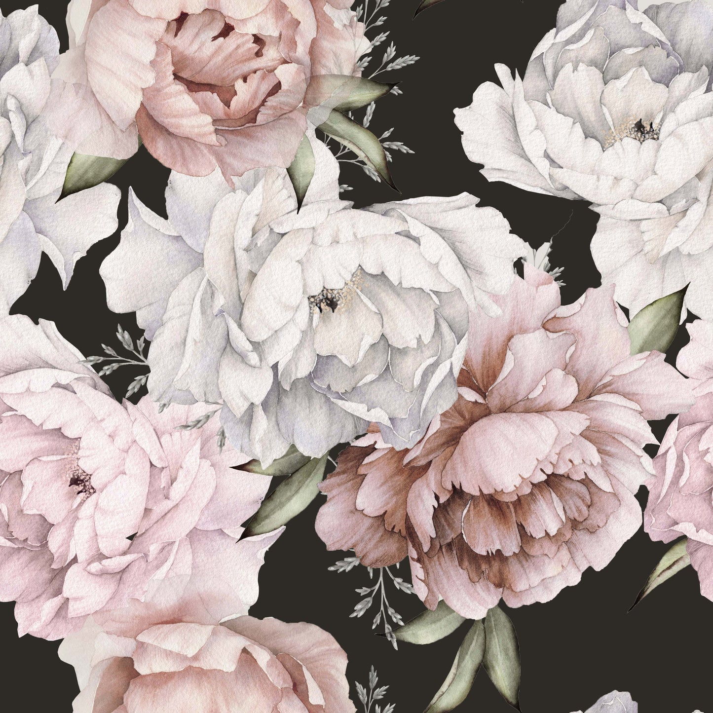 Big flowers wallpaper