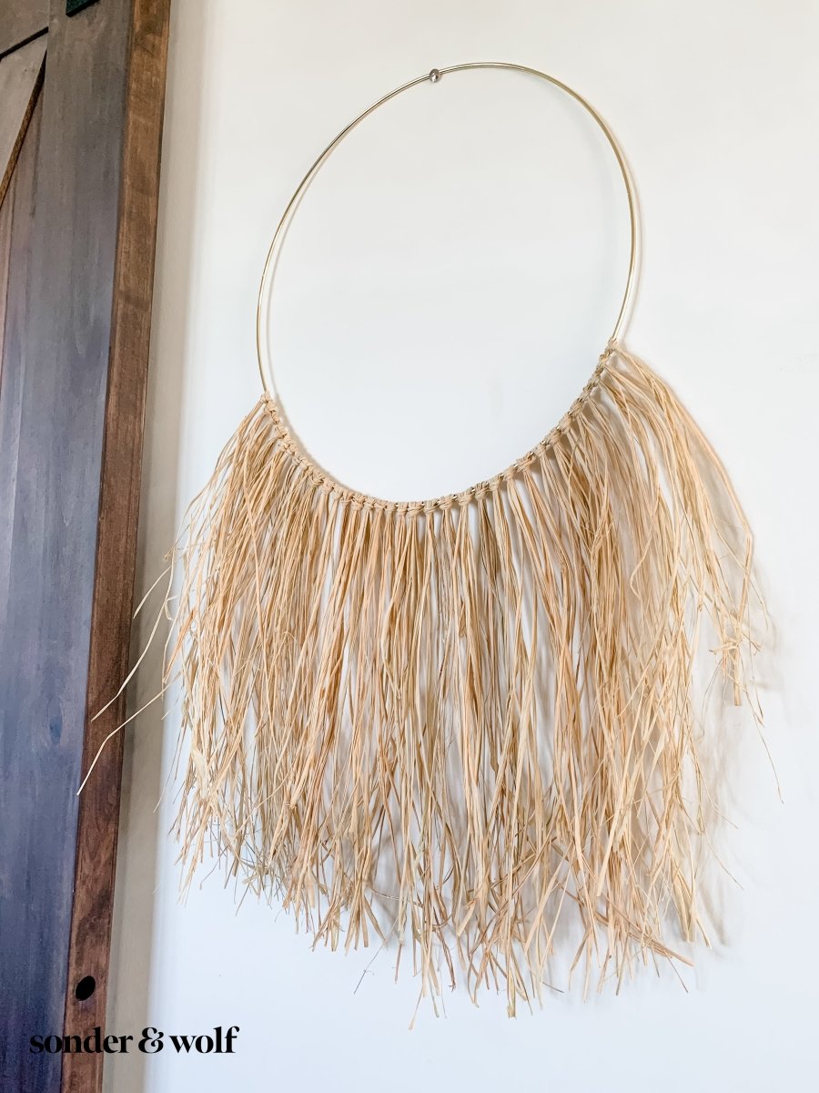 Raffia Wall Hanging