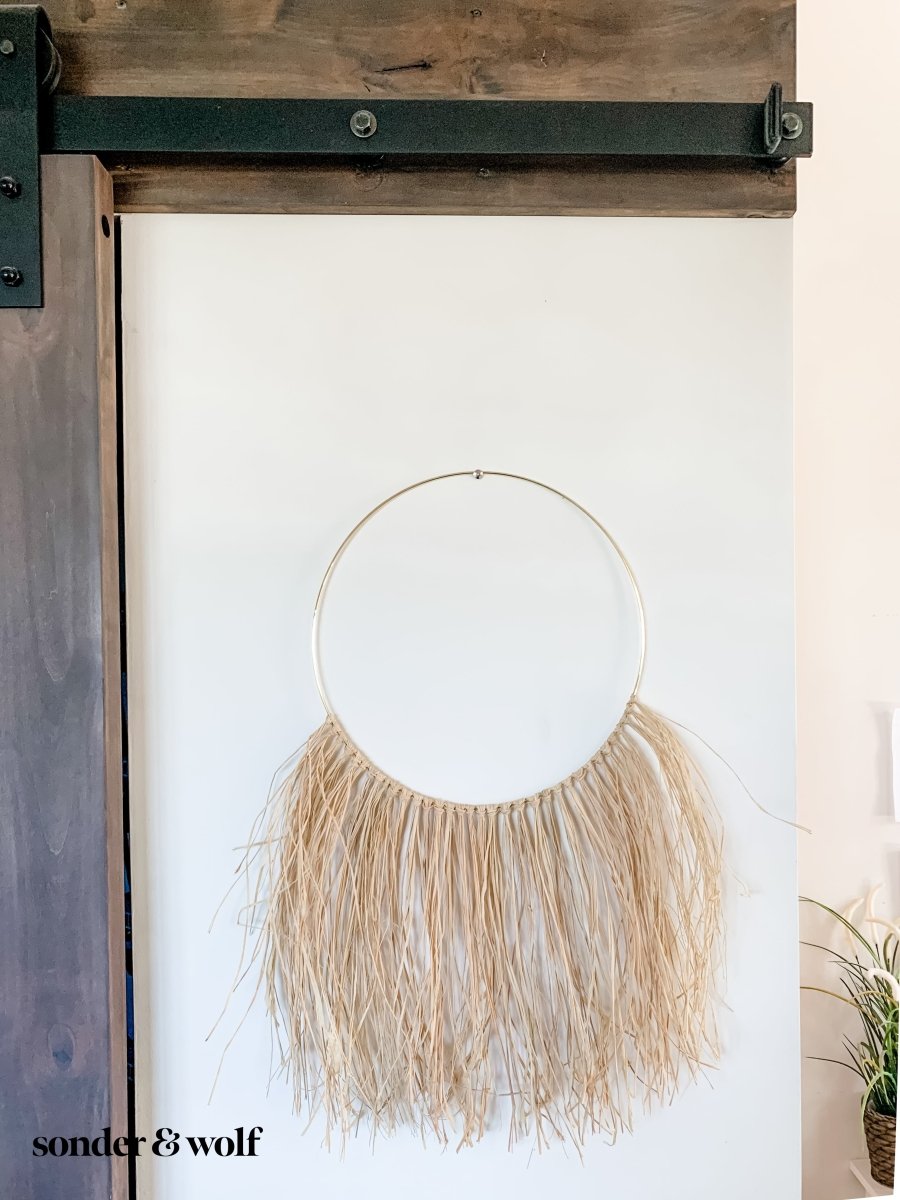 Raffia Wall Hanging