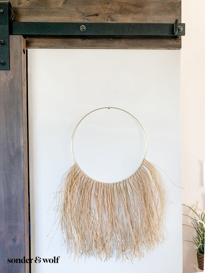 Raffia Wall Hanging