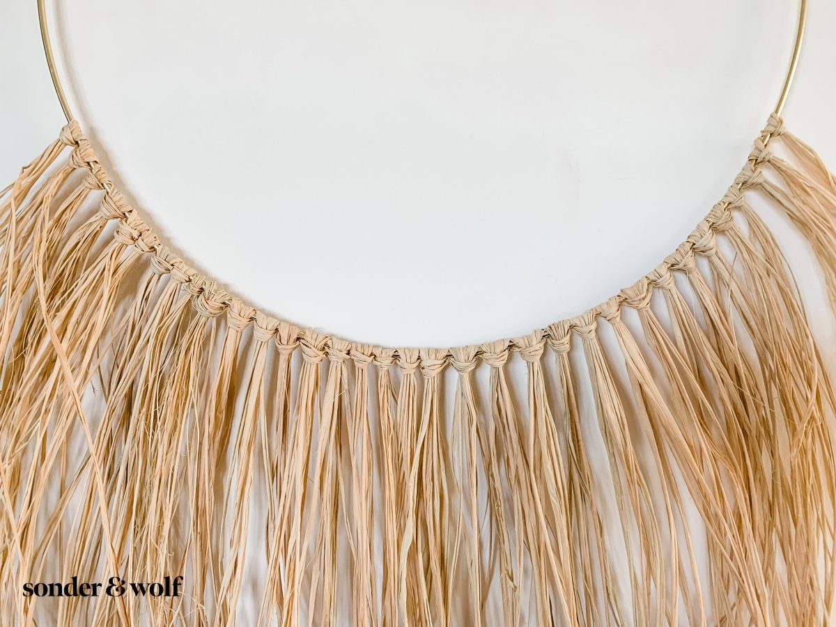 Raffia Wall Hanging