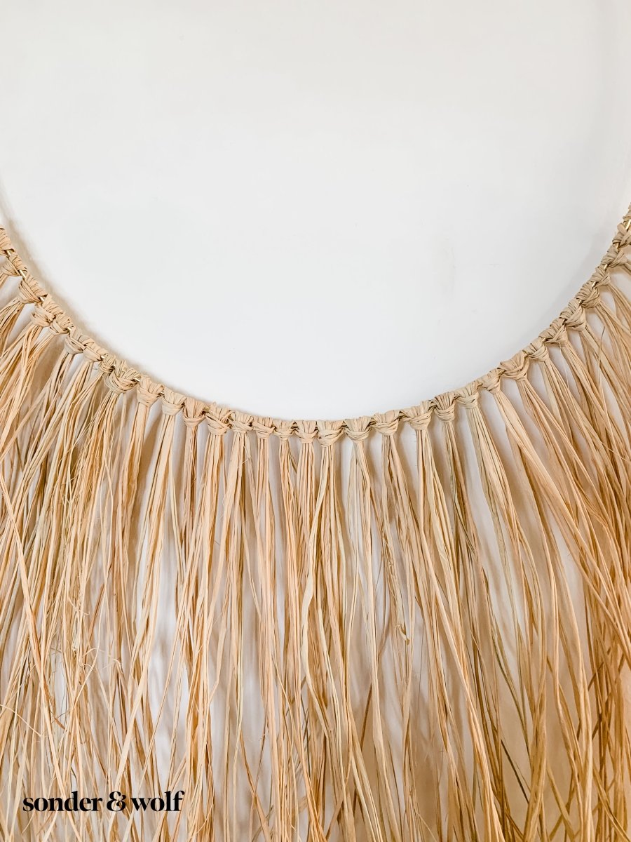 Raffia Wall Hanging