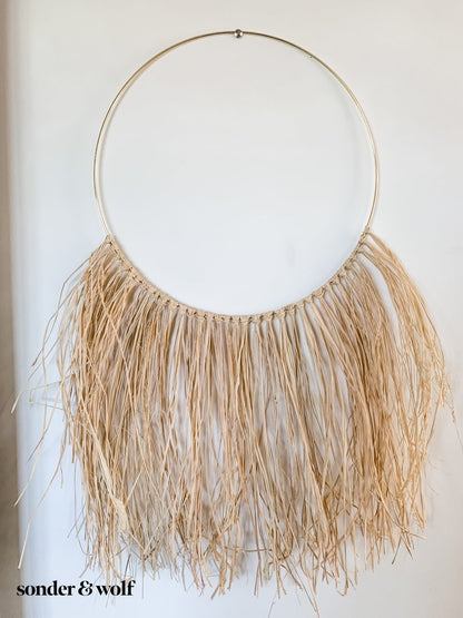 Raffia Wall Hanging